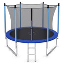 Outdoor Trampoline with Enclosure and Ladder – 10FT