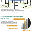 12ft Outdoor Trampoline with Basketball Hoop – product view