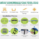 12ft Outdoor Trampoline with Basketball Hoop – product view