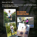 12ft Outdoor Trampoline with Basketball Hoop – product view