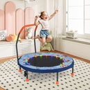 90cm Folding Kids Trampoline with LED Lights – Blue