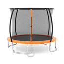 10ft Outdoor Trampoline with Enclosure and Ladder – Orange