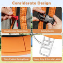 10ft Outdoor Trampoline with Enclosure and Ladder – Orange