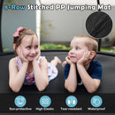 12ft Outdoor Trampoline with Enclosure and Ladder – Black