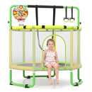 153cm Kids Trampoline Activity Set with Swing – Green
