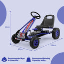 Racing Pedal Go-Kart with Adjustable Seat and Handbrake – TY283250BL