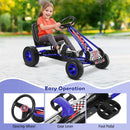 Racing Pedal Go-Kart with Adjustable Seat and Handbrake – TY283250BL