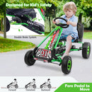 Racing Pedal Go-Kart with Adjustable Seat and Handbrake – TY283250GN