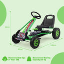 Racing Pedal Go-Kart with Adjustable Seat and Handbrake – TY283250GN