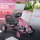 Racing Pedal Go-Kart with Adjustable Seat and Handbrake – TY283250PI
