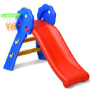 Folding Toddler Slide with Basketball Hoop – product view