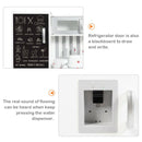White Play Kitchen with Light-Up Stove and Fridge – White