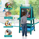 Kids Double-Sided Art Easel with Storage Bins – Blue