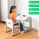 Kids Table & Chair, 2 in 1 Toddler Art Easel