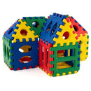 32-Piece Giant Waffle Building Blocks with Play Balls – Multicolour