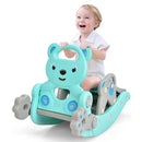 Convertible Kids Rocking Horse and Slide Set – Blue
