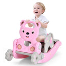 Convertible Kids Rocking Horse and Slide Set – Pink