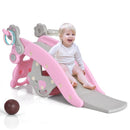 Convertible Kids Rocking Horse and Slide Set – Pink