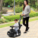 3-in-1 Toddler Push Car with Lights and Music – Black