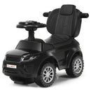 3-in-1 Toddler Push Car with Lights and Music – Black