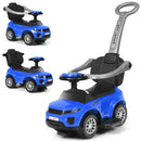 3-in-1 Toddler Push Car with Lights and Music – Navy