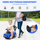 3-in-1 Toddler Push Car with Lights and Music – Navy