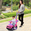 3-in-1 Toddler Push Car with Lights and Music – Pink