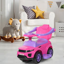 3-in-1 Toddler Push Car with Lights and Music – Pink