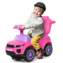 3-in-1 Toddler Push Car with Lights and Music – Pink