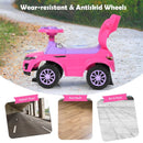 3-in-1 Toddler Push Car with Lights and Music – Pink