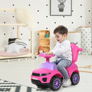 3-in-1 Toddler Push Car with Lights and Music – Pink
