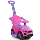 3-in-1 Toddler Push Car with Lights and Music – Pink