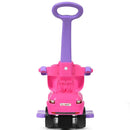 3-in-1 Toddler Push Car with Lights and Music – Pink