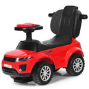 3-in-1 Toddler Push Car with Lights and Music – Red