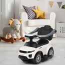 3-in-1 Toddler Push Car with Lights and Music – White