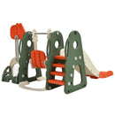 Toddler Slide and Swing Set with Football and Golf Games – Orange