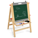 Folding Wooden Art Easel with Adjustable Height – Grey