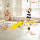 5-Piece Wooden Climbing Set with Cube and Two Ramps – TY327952