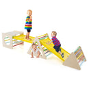 5-Piece Wooden Climbing Set with Cube and Two Ramps – TY327952