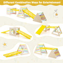 5-Piece Wooden Climbing Set with Cube and Two Ramps – TY327952