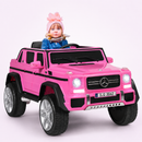 Baby Direct 12V Ride On Car Licensed Mercedes Benz with Remote Control and Lights in Pink