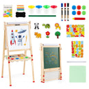 Adjustable Wooden Art Easel with Drawing Accessories – TY328031