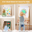Adjustable Wooden Art Easel with Drawing Accessories – TY328031