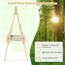 Adjustable Wooden Art Easel with Drawing Accessories – TY328031