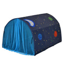 Kids Tunnel Play Tent with Mesh Windows and Carry Bag – Blue