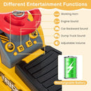 6V Kids Ride-On Excavator with Bucket and Storage – product view