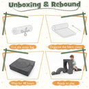 6-Piece Foam Arch Climbing Set with Suede Covers – Grey