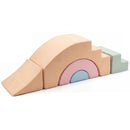 5-Piece Foam Climbing Set with Arches and Steps – Multicolour