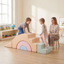 5-Piece Foam Climbing Set with Arches and Steps – Multicolour