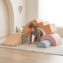 5-Piece Foam Climbing Set with Arches and Steps – Multicolour
